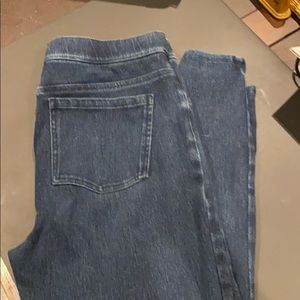 SPANX Jeanish Ankle Leggings LG